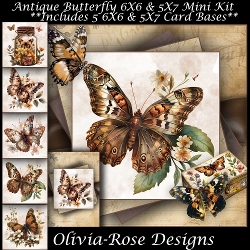 Antique Butterfly Mini Kit