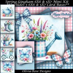 Spring Gingham Mini Kit