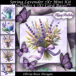 Spring Lavender Mini Kit 7X7