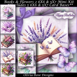 Books & Flowers Mini Kit 2