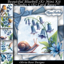 Beautiful Bluebell Mini Kit 7X7