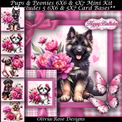 Pups & Peonies Mini Kit