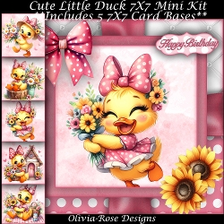 Cute Little Duck Mini Kit 7X7