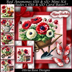 Red Anemones Mini Kit