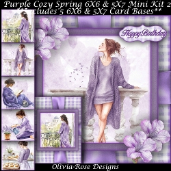 Purple Cozy Spring Mini Kit 2