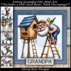 Funny Grandpa Mini Kit 6X6