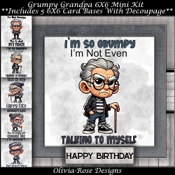 Grumpy Grandpa Mini Kit 6X6