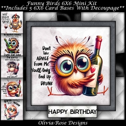 Funny Birds Mini Kit 6X6