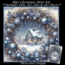 Blue Christmas Mini Kit