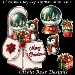 Christmas Joy Pop-Up Box Mini Kit 2