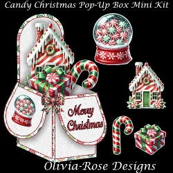 Candy Christmas Pop-Up Box Mini Kit 