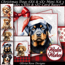 Christmas Dogs Mini Kit 3