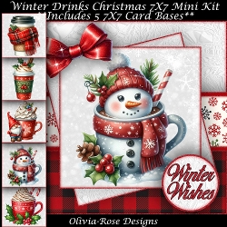 Winter Drinks Mini Kit 7X7