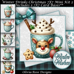 Winter Drinks Mini Kit 2 7X7