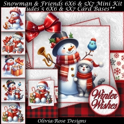 Snowman & Friends Mini Kit