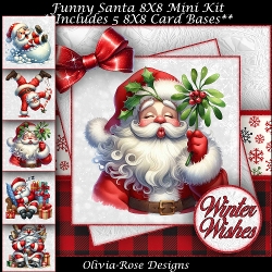 Funny Santa Mini Kit 8X8