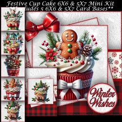 Festive Cup Cake Mini Kit