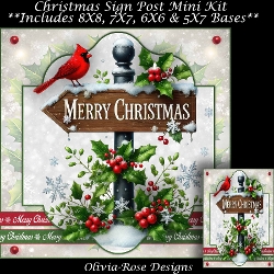 Christmas Sign Post Mini Kit