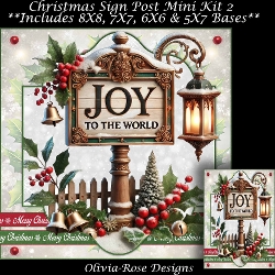 Christmas Sign Post Mini Kit 2