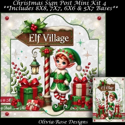 Christmas Sign Post Mini Kit 4