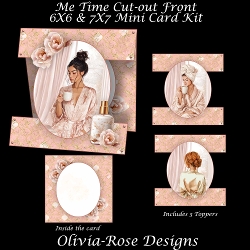 Me Time Cut-out Front Card Mini Kit