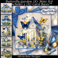 Butterfly Garden Mini Kit 7X7