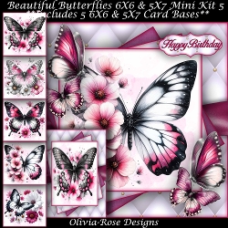 Beautiful Butterflies Mini Kit 5