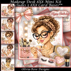 Makeup Desk Mini Kit 8X8