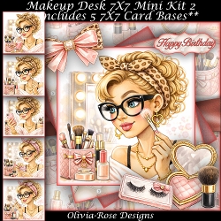 Makeup Desk Mini Kit 2 7X7
