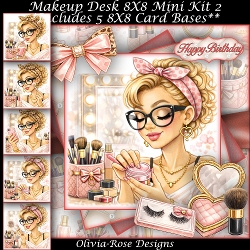 Makeup Desk Mini Kit 2 8X8