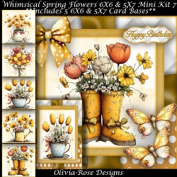 Whimsical Spring Flowers Mini Kit 7