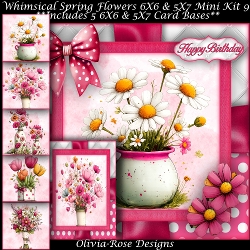 Whimsical Spring Flowers Mini Kit 9
