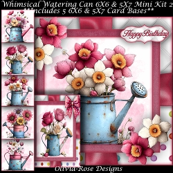 Whimsical Watering Can Mini Kit 2