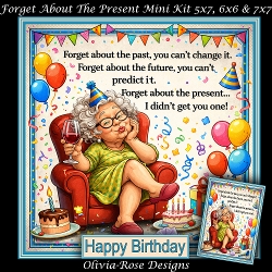 cup1435126_104105 - Forget About The Present Mini Kit **Includes 5X7, 6x6 & 7x7 Card Bases** 