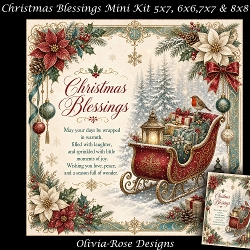 Christmas Blessings Mini Kit