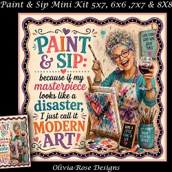Paint & Sip Mini Kit 