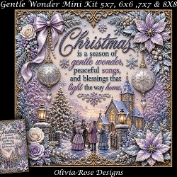 Gentle Wonder Mini Kit **Includes 5X7, 6x6, 7x7 8X8 Card Bases**   