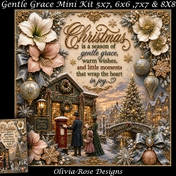 cup1472368_104105 - Gentle Grace Mini Kit **Includes 5X7, 6x6, 7x7 8X8 Card Bases**   