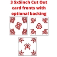 3 Cut Out Card Fronts