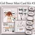 Girl Power Mini Card Kit #3
