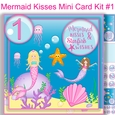 Mermaid Kisses Mini card kit #1 7x7 Ages 1-10