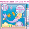 Mermaid Kisses Mini card kit #4 7x7 Ages 1-10