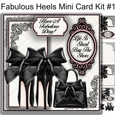 Fabulous Heels Mini Card Kit #1