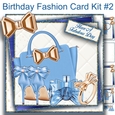 Birthday Fashion Card Kit #2