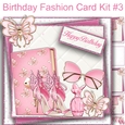 Birthday Fashion Card Kit #3