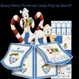 Beary Merry Christmas large Pop Up Box Kit #1
