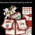 Beary Merry Christmas large Pop Up Box Kit #4
