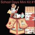 School Days large Pop Up Box Kit #1