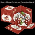 Beary Merry Christmas Explosion Box #1