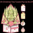 Oh Christmas Tree Tuxedo Pop Up Box #1